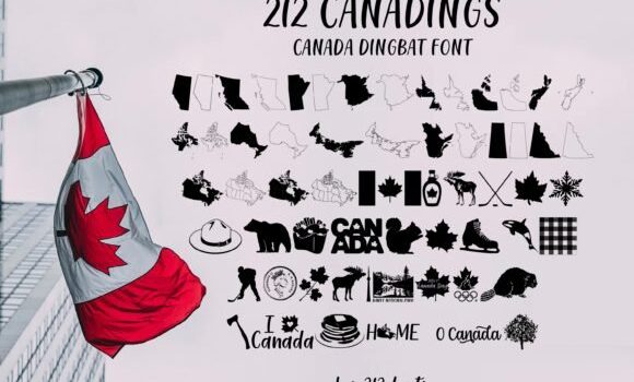 212 Canadings Font - Featured Image