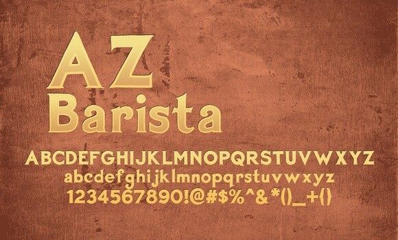 AZ Barista Font - Featured Image