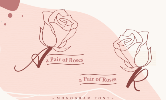 A Pair of Roses Font - Featured Image