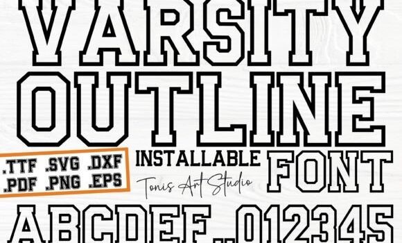 Ab Varsity Outline Font: Fonts Free Download Ab Varsity Outline Font - Featured Image