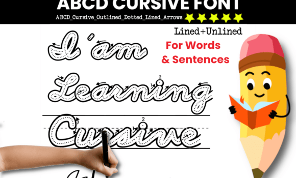 Abcd Cursive Font: Fonts Free Download Abcd Cursive Font - Featured Image