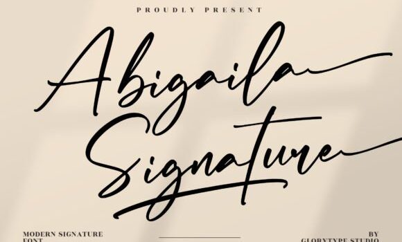 Abigaila Signature Font: Fonts Free Download Abigaila Signature Font - Featured Image