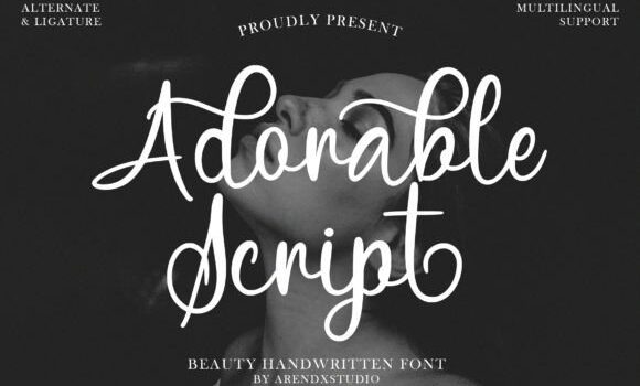Adorable Script Font: Fonts Free Download Adorable Script Font - Featured Image