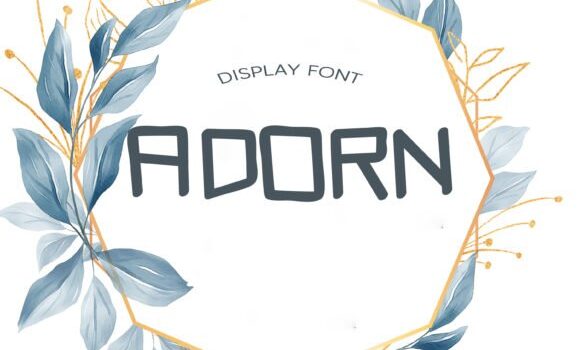 Adorn Font: Fonts Free Download Adorn Font - Featured Image