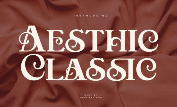 Aestic Clasic Font - Featured Image