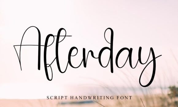 Afterday Font - Featured Image