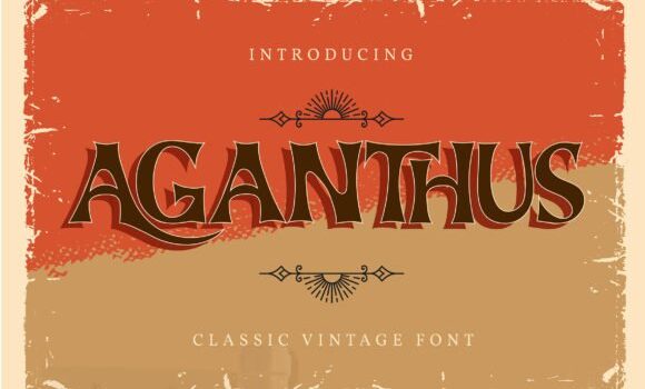 Aganthus Font - Featured Image