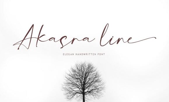 Akasra Line Font: Fonts Free Download Akasra Line Font - Featured Image