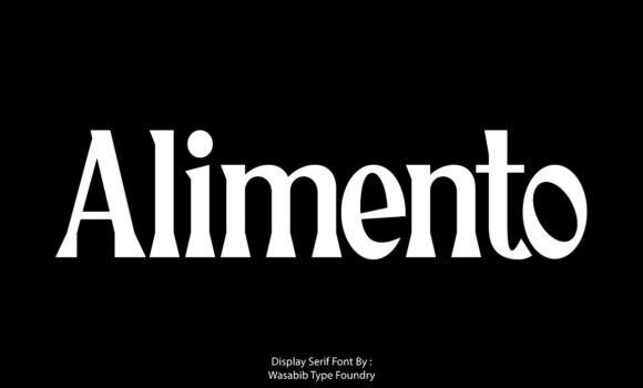 Alimento Font: Fonts Free Download Alimento Font - Featured Image