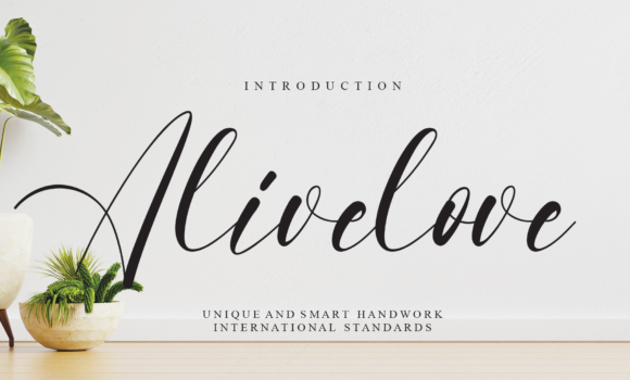 Alivelove Font - Featured Image