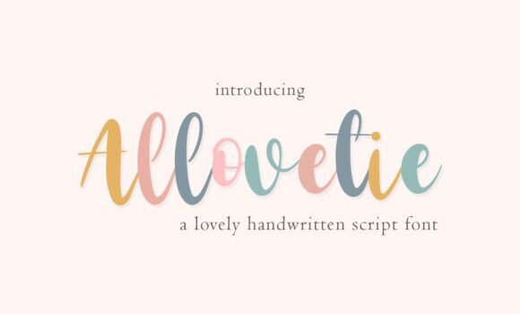 Allovetie Font: Fonts Free Download Allovetie Font - Featured Image