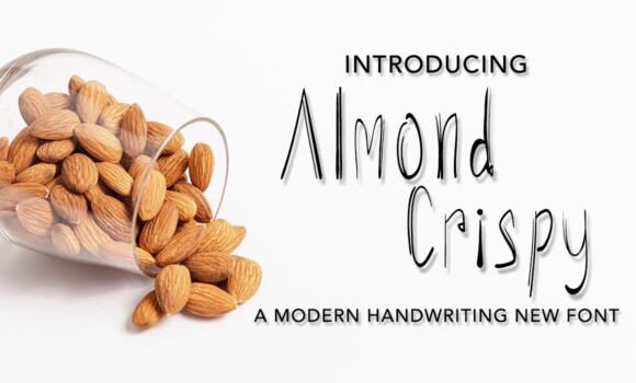 Almond Crispy Font - Featured Image