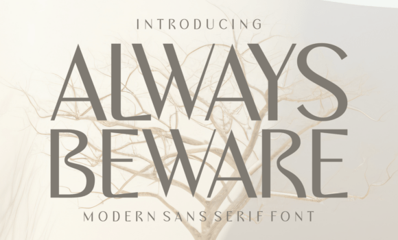 Always Beware Font: Fonts Free Download Always Beware Font - Featured Image