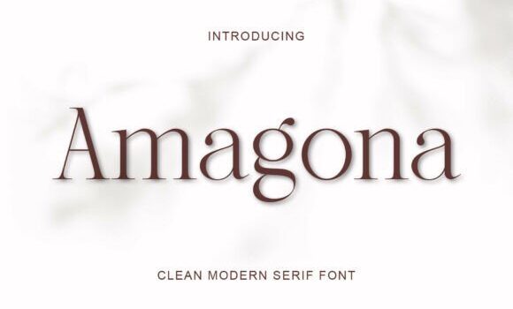 Amagona Font: Fonts Free Download Amagona Font - Featured Image