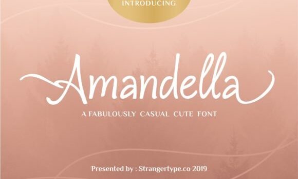 Amandella Font: Fonts Free Download Amandella Font - Featured Image