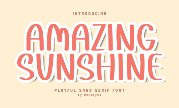 Amazing Sunshine Font: Fonts Free Download Amazing Sunshine Font - Featured Image