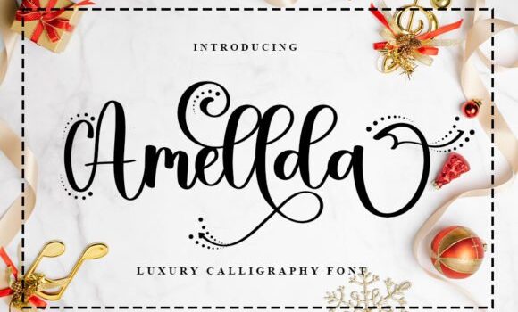 Amellda Font - Featured Image