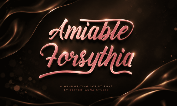 Amiable Forsythia Font: Fonts Free Download Amiable Forsythia Font - Featured Image