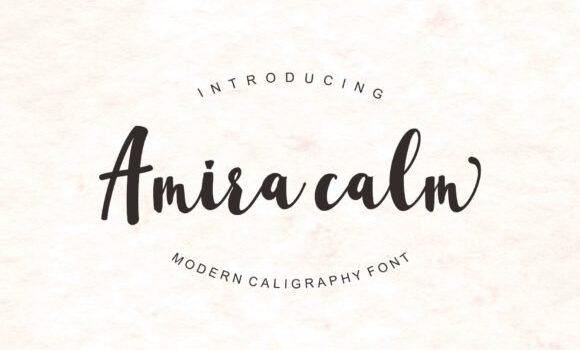 Amira Calm Font: Fonts Free Download Amira Calm Font - Featured Image