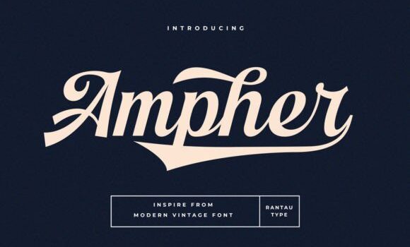 Ampher Font - Featured Image