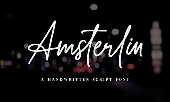 Amsterlin Font: Fonts Free Download Amsterlin Font - Featured Image