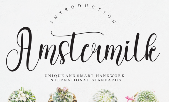 Amstermilk Font: Fonts Free Download Amstermilk Font - Featured Image