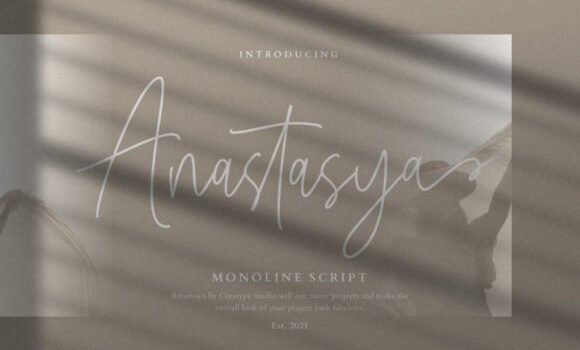 Anastasya Script Font - Featured Image