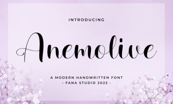 Anemolive Font: Fonts Free Download Anemolive Font - Featured Image