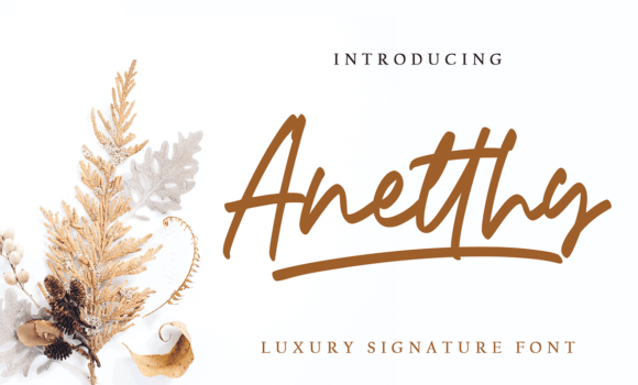 Anetthy Font: Fonts Free Download Anetthy Font - Featured Image
