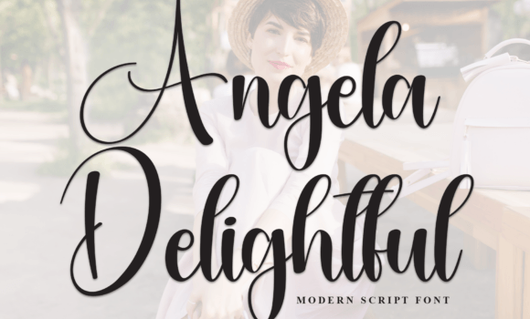 Angela Delightful Font: Fonts Free Download Angela Delightful Font - Featured Image