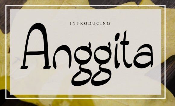 Anggita Font: Fonts Free Download Anggita Font - Featured Image