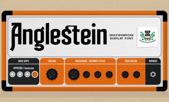 Anglestein Font - Featured Image