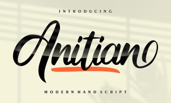 Anitian Font: Fonts Free Download Anitian Font - Featured Image