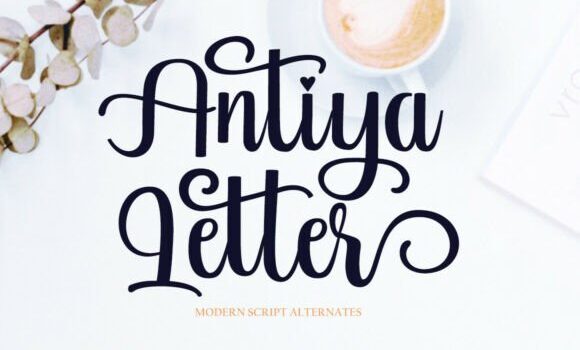Antiraletter Font - Featured Image