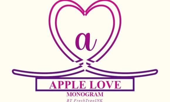 Apple Love Monogram Font - Featured Image