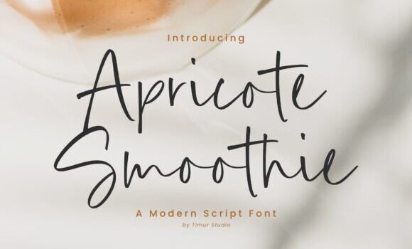 Apricote Smoothie Font: Fonts Free Download Apricote Smoothie Font - Featured Image