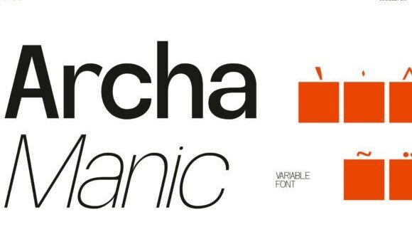 Archa Manic Font: Fonts Free Download Archa Manic Font - Featured Image
