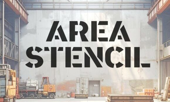 Area Stencil Font: Fonts Free Download Area Stencil Font - Featured Image