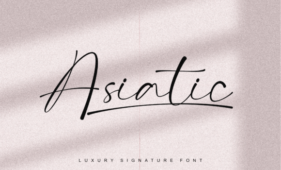 Asiatic Signature Script Font: Fonts Free Download Asiatic Signature Script Font - Featured Image