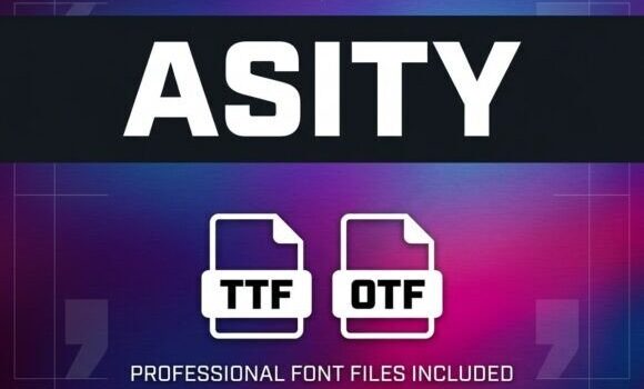 Asity Font: Fonts Free Download Asity Font - Featured Image