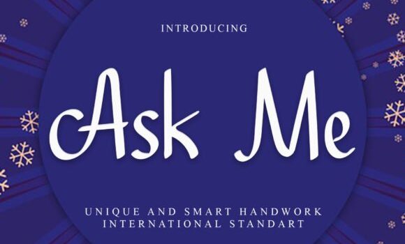 Ask Me Font: Fonts Free Download Ask Me Font - Featured Image