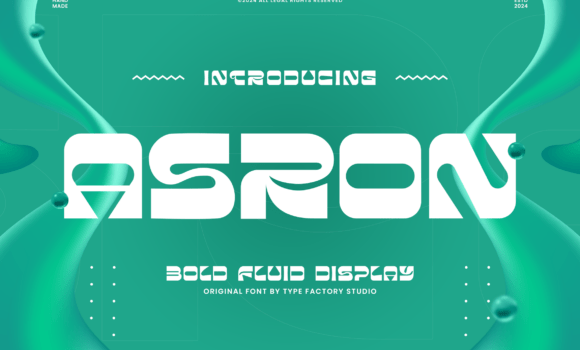 Asron Font - Featured Image
