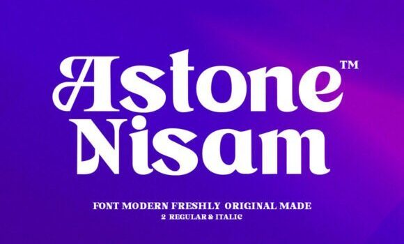 Astone Nisam Font - Featured Image