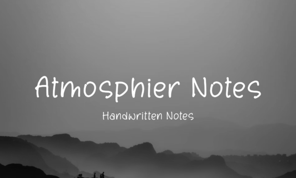 Atmosphier Notes Font: Fonts Free Download Atmosphier Notes Font - Featured Image