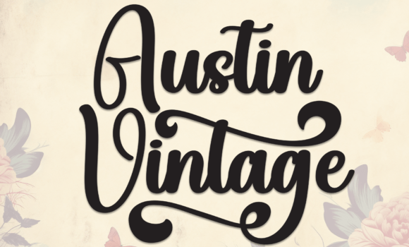 Austin Vintage Font: Fonts Free Download Austin Vintage Font - Featured Image