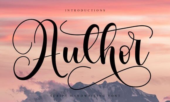 Author Font: Fonts Free Download Author Font - Featured Image