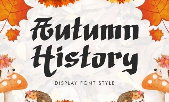 Autumn History Font: Fonts Free Download Autumn History Font - Featured Image