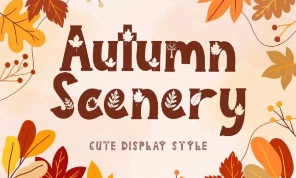 Autumn Scenery Font: Fonts Free Download Autumn Scenery Font - Featured Image