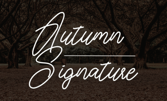 Autumn Signature Font: Fonts Free Download Autumn Signature Font - Featured Image