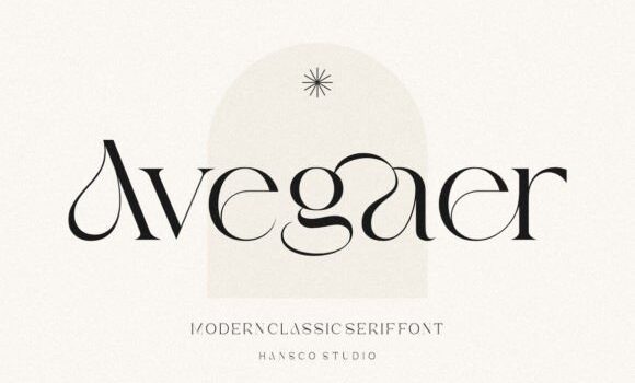 Avegaer Font - Featured Image